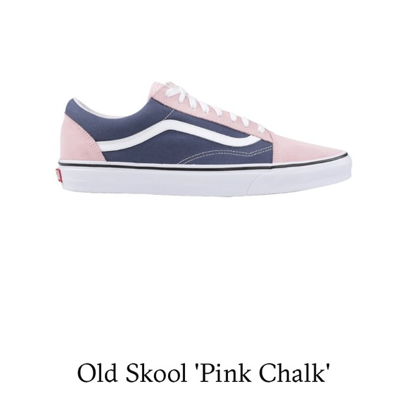 pink and blue vans shoes